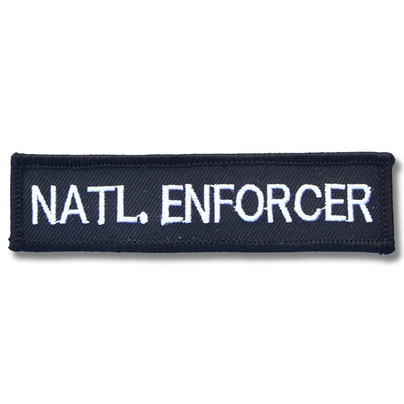 Moto nášivka Natl. Enforcer 10cm x 3cm