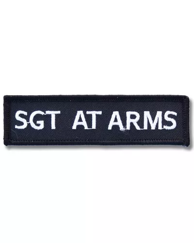 Moto nášivka Sgt at Arms 10cm x 3cm