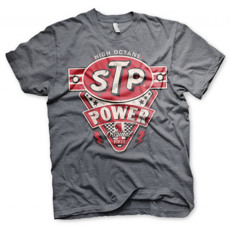 Pánské tričko STP High Octane Power šedé