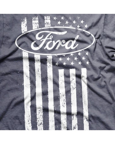 Pánské tričko Ford American Flag detail