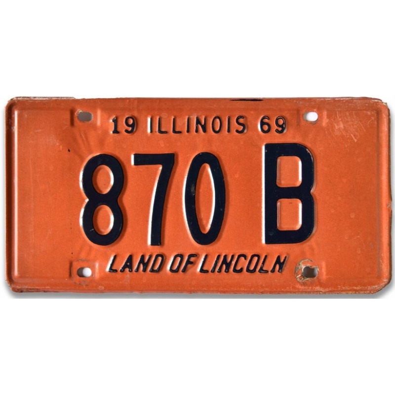Americká SPZ Illinois 870B
