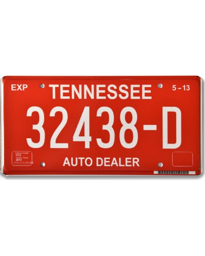 merická SPZ Tennessee Auto Dealer