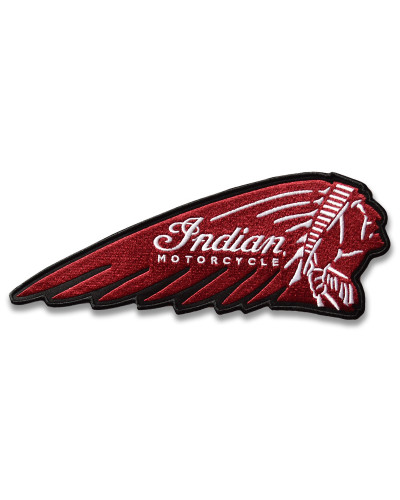 Moto nášivka Indian Motorcycle Red XXL na záda