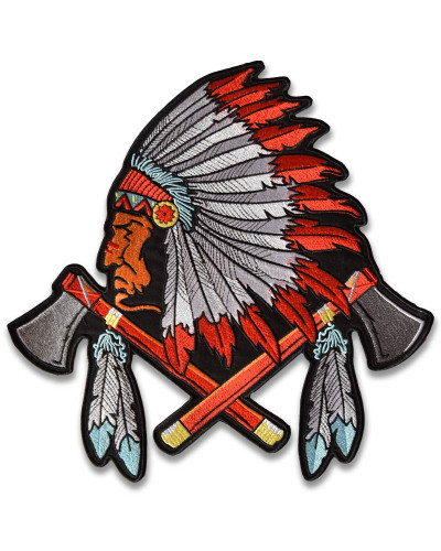 Moto nášivka Indian Tomahawk XXL na záda