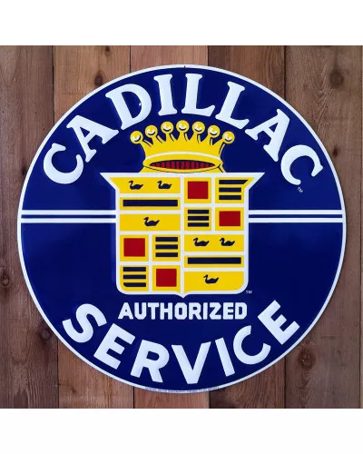 Plechová cedule Cadillac service