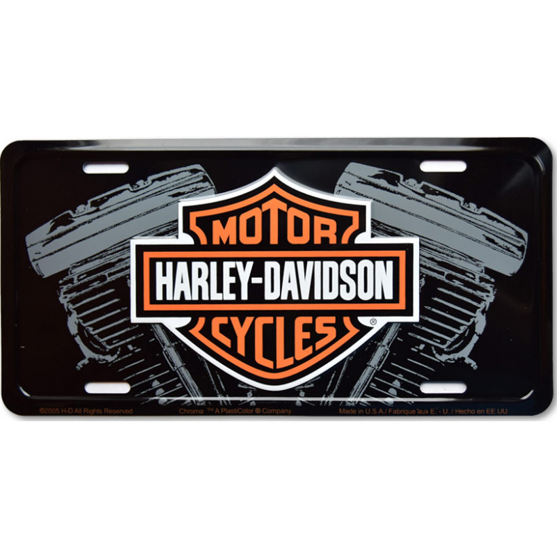 Americká SPZ Harley Davidson Logo w engine