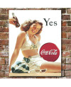 Plechová cedule Coca Cola White bathing suit 32 cm x 40 cm w