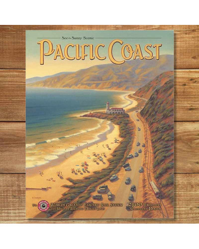Plechová cedule Pacific Coast