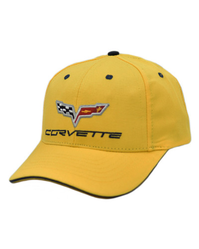 Kšiltovka Chevrolet Corvette C6 žlutá