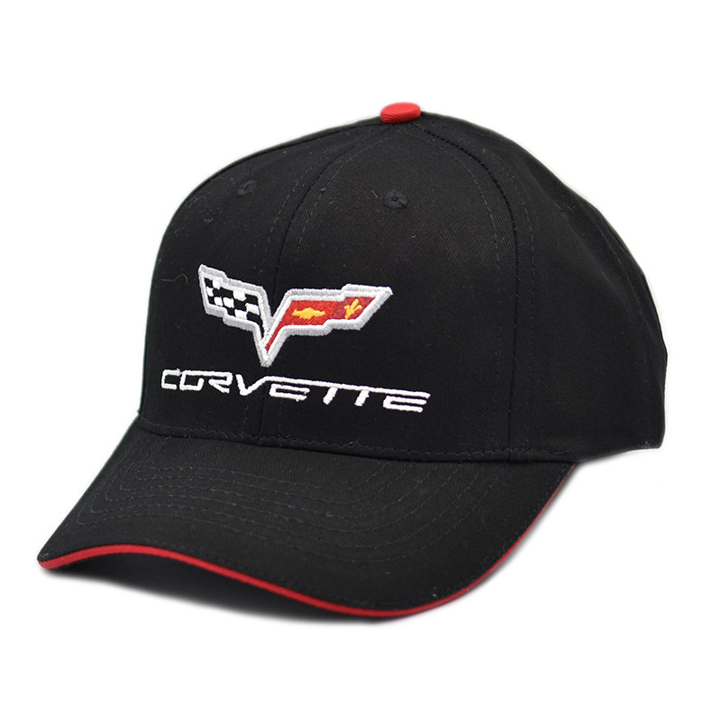 Kšiltovka Chevrolet C6 Corvette Cotton Twill černá
