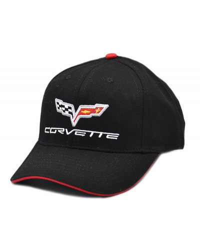 Kšiltovka Chevrolet C6 Corvette Cotton Twill černá
