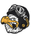 Moto nášivka American Eagle Helmet 9 cm x 8 cm