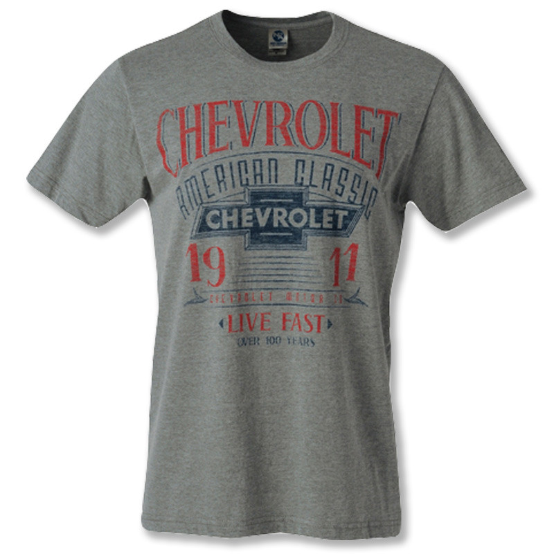 Pánské tričko Chevrolet prestige šedé