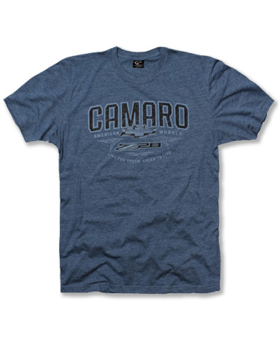 Pánské tričko Chevrolet Camaro Z28 american muscle modré