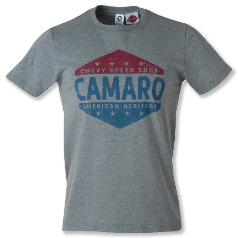Pánské tričko Chevrolet Camaro campaign šedé
