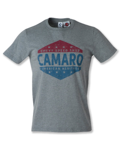 Pánské tričko Chevrolet Camaro campaign šedé