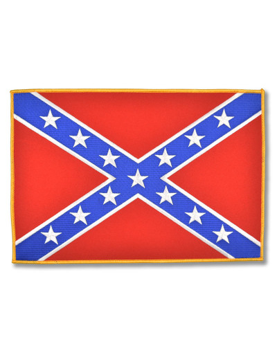 Moto nášivka Confederate Flag XXL na záda 29 cm x 20 cm