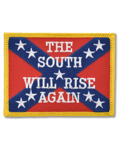 Moto nášivka The South Will Rise 8 cm x 5,5 cm