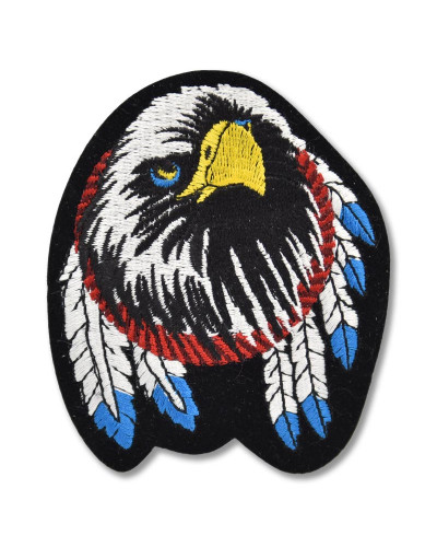 Moto nášivka Eagle Tribal 10cm x 7,5cm