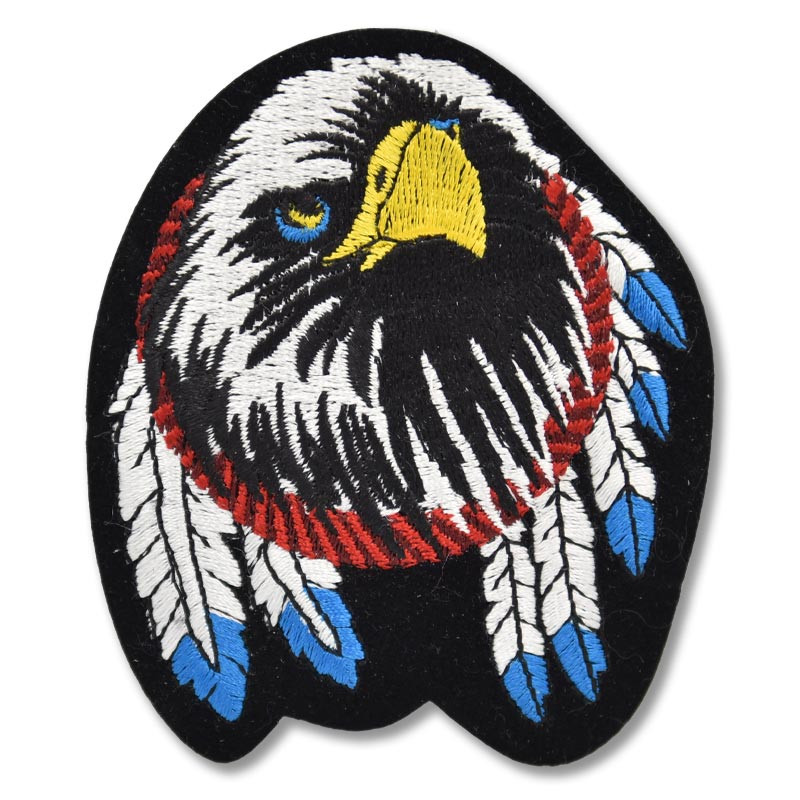 Moto nášivka Eagle Tribal 10cm x 7,5cm