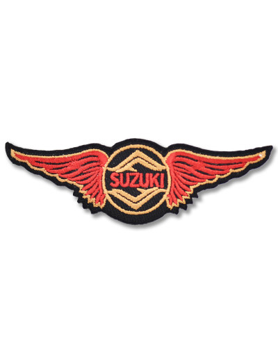 Moto nášivka Suzuki wings 9cm x 3cm