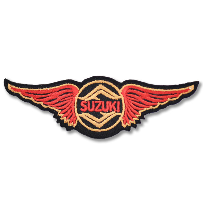 Moto nášivka Suzuki wings 9cm x 3cm