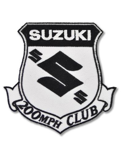 Moto nášivka Suzuki 200 MPH 8,5cm x9cm