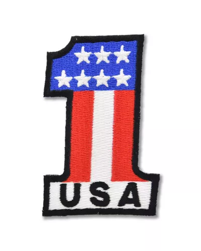 Moto nášivka USA 1 malá  5 cm x 8 cm
