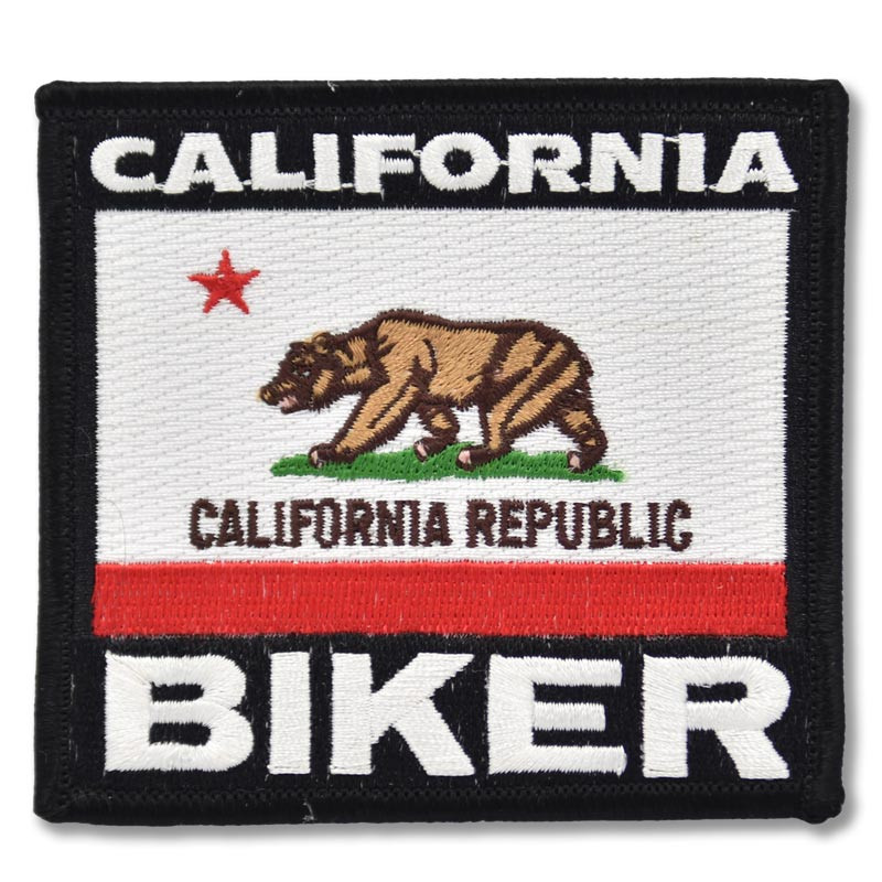 Moto nášivka California Biker 9cm x 8cm