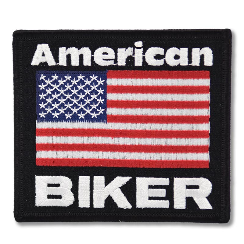 Moto nášivka American Biker 9 cm x 8 cm