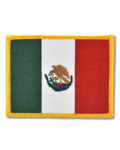 Moto nášivka Mexico flag 6,5 cm x 8,5 cm