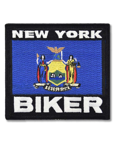 Moto nášivka New York Biker 9 cm x 8 cm