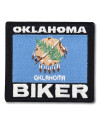 Moto nášivka Oklahoma Biker 9cm x 8cm