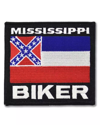 Moto nášivka Mississippi Biker 9cm x 8cm