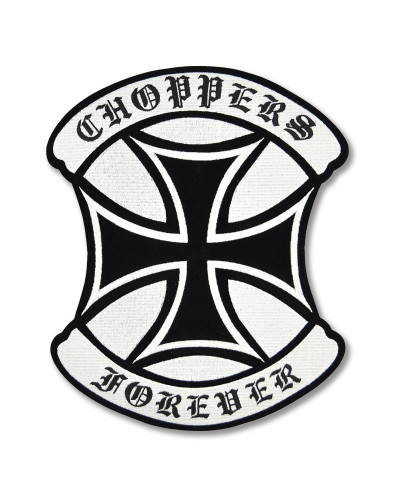 Moto nášivka Choppers Forever 10 cm x 7,5 cm