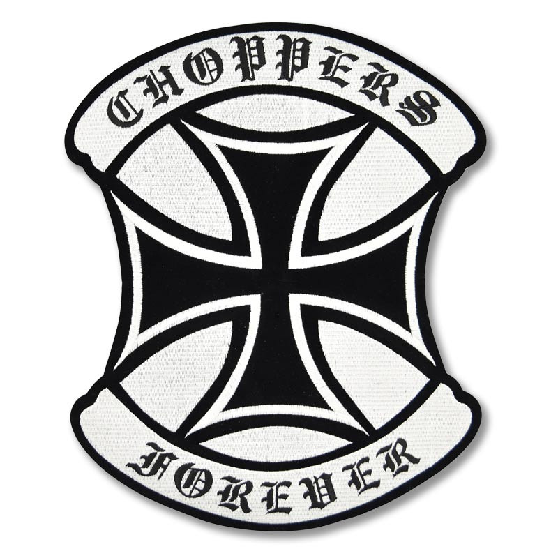 Moto nášivka Choppers Forever - XXL na záda