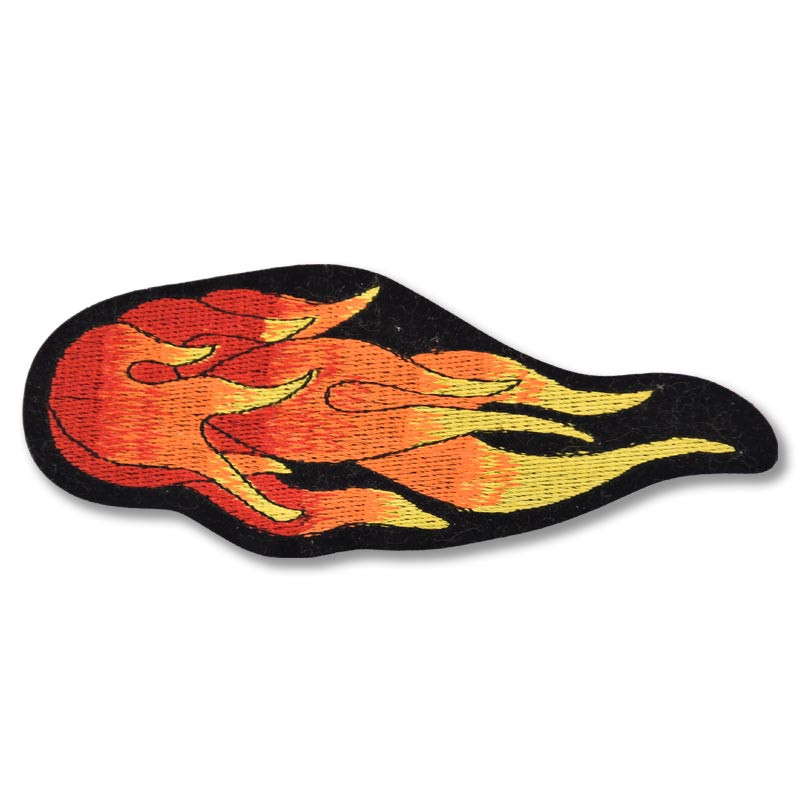 Moto nášivka Flames 13cm x 5cm