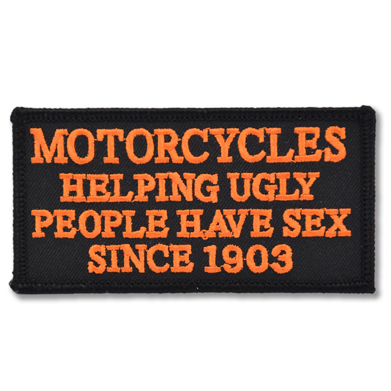 Moto nášivka Motorcycles Helping 10cm x 5cm