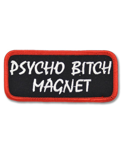 Moto nášivka Psycho Bitch Magnet 4cm x 9cm