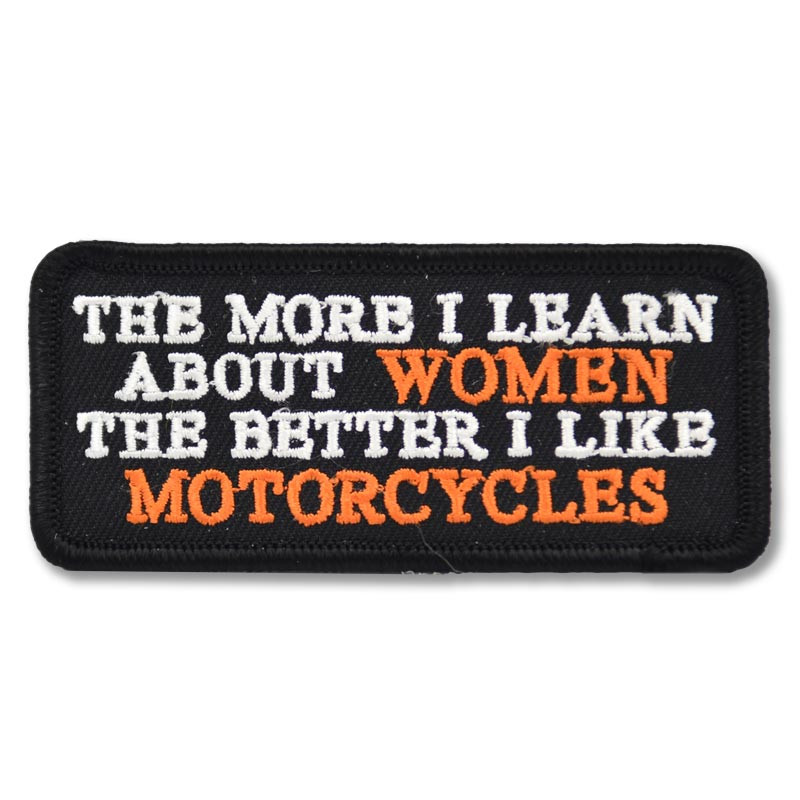 Moto nášivka More About Woman 9cm x 4cm