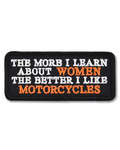 Moto nášivka More About Woman 9cm x 4cm