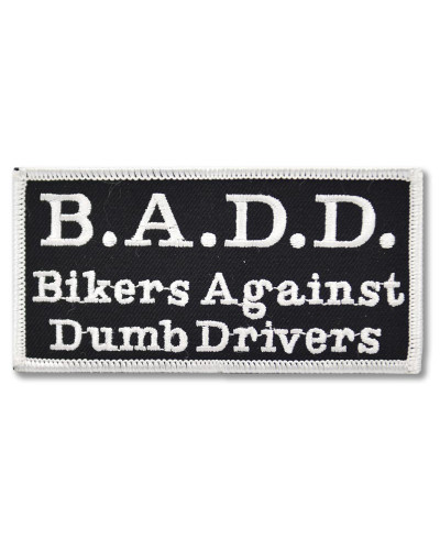 Moto nášivka B.A.D.D.  5cm x 10cm