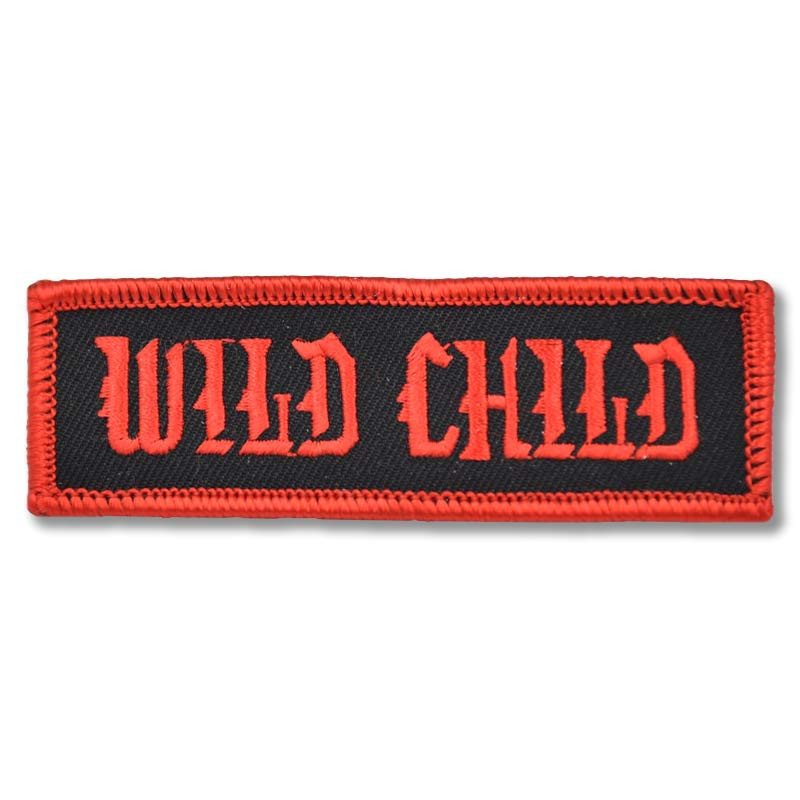 Moto nášivka Wild Child 9cm x 3cm