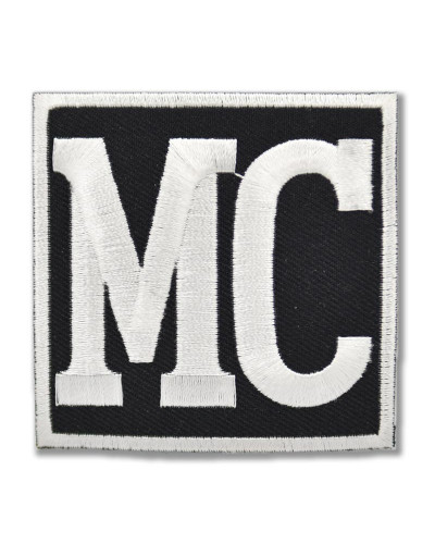 Moto nášivka MC white 6cm x 6cm
