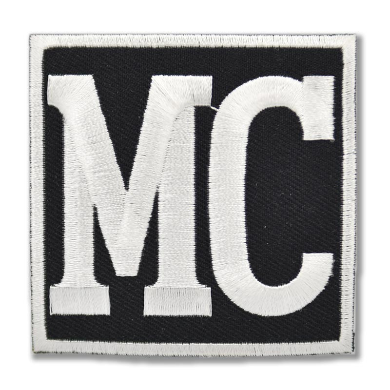 Moto nášivka MC white 6cm x 6cm
