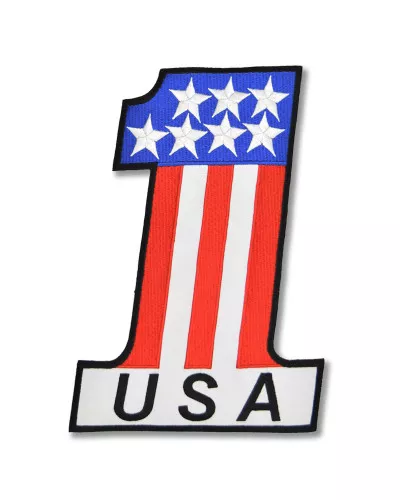 Moto nášivka USA 1 XXL na záda