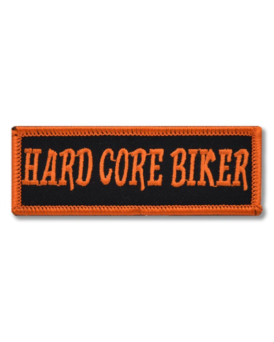 Moto nášivka Hard Core Biker 9 cm x 3 cm