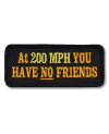 Moto nášivka At 200 MPH 9 cm x 4 cm