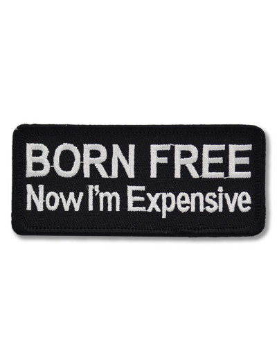 Moto nášivka Born Free 9 cm x 4 cm
