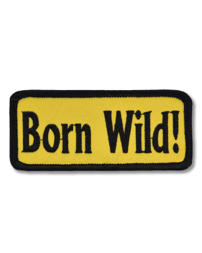 Moto nášivka Born Wild 9 cm x 4 cm